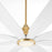 Quorum Rosales 60" 8 Blade Patio Fan, Aged Brass