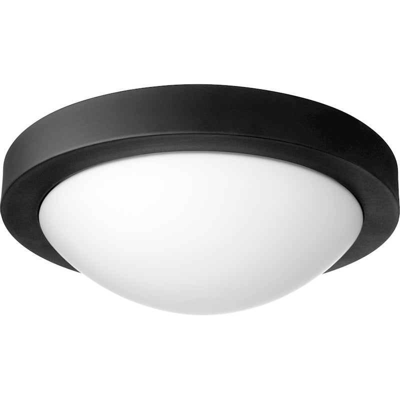 Quorum 2 Light 13" Contempo Flush Mount, Noir