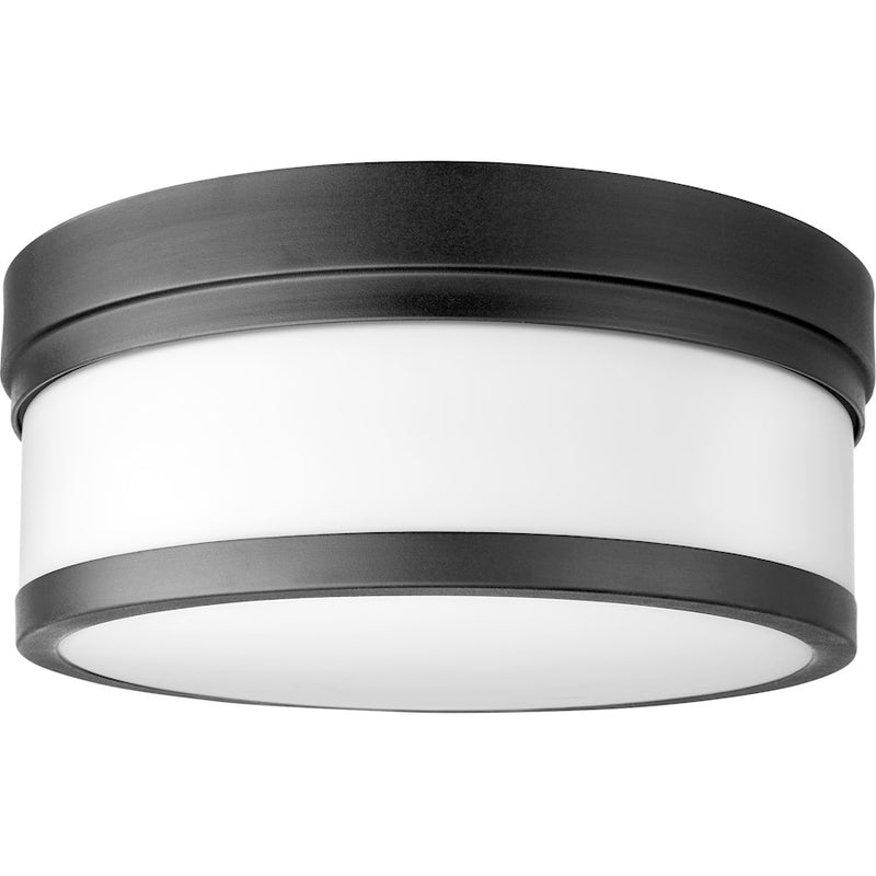 Quorum Celeste 2 Light 12" Ceiling Mount, Noir