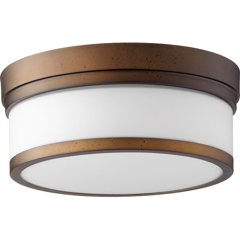 Quorum Celeste 2 Light 12' Ceiling Mount, Oiled Bronze