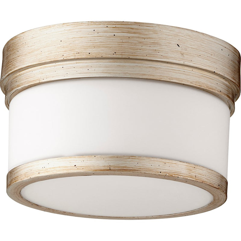 Quorum Celeste 1 Light 8.5' Ceiling Mount, Aged Silver Leaf
