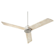 Quorum Trio Light Ceiling Fan, Satin Nickel