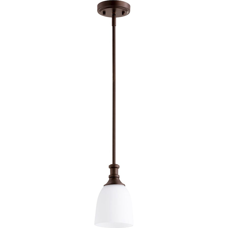 Quorum Richmond 1 Light Pendant, Oiled Bronze