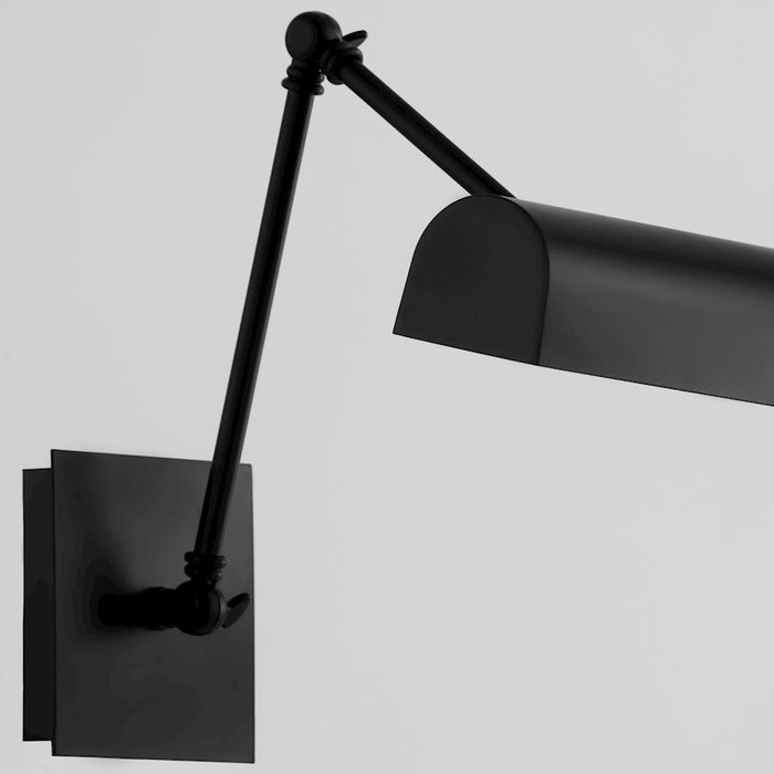 Quorum 15" Gooseneck Picture Light, Matte Black