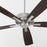 Quorum Ovation 52" 5 Blade Ceiling Fan, Satin Nickel