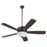 Quorum Ovation Satin Opal Bowl Ceiling Fan, Matte Black