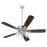 Quorum Ovation 4Lt Clear/Seeded Ceiling Fan, Satin Nickel - 4525-24165