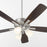 Quorum Ovation 3Lt Satin/Opal Ceiling Fan, Satin Nickel
