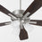 Quorum Ovation 3Lt Satin/Opal Ceiling Fan, Satin Nickel