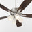 Quorum Ovation 4Lt Satin/Opal Ceiling Fan, Satin Nickel