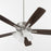 Quorum Ovation 4Lt Satin/Opal Ceiling Fan, Satin Nickel