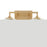 Quorum Eldorado 2Lt Vanity, Aged Brass