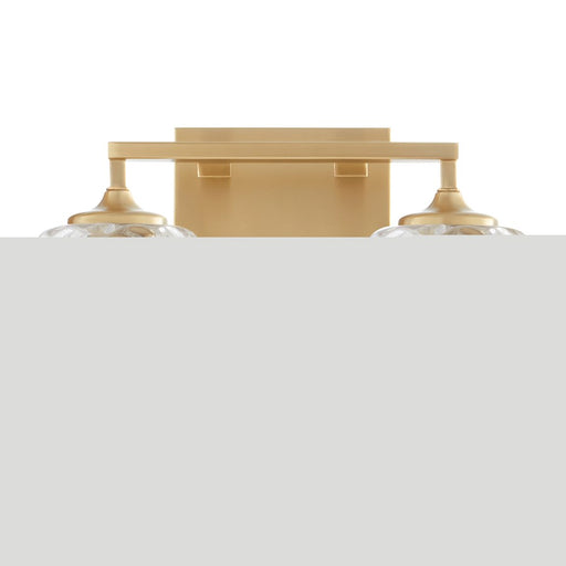 Quorum Eldorado 2Lt Vanity, Aged Brass