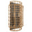 Quorum Abaca 2Lt Sconce, Matte Black
