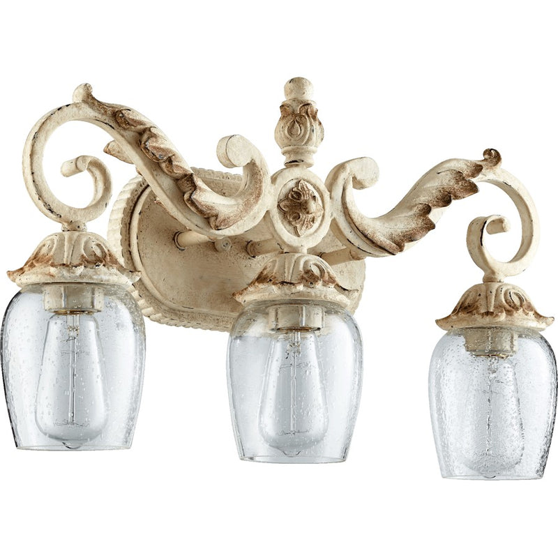 Quorum Florence 3 Light Vanity Light, Persian White