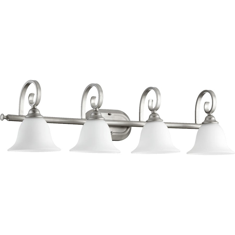 Quorum Celesta 4 Light Vanity Light, Classic Nickel