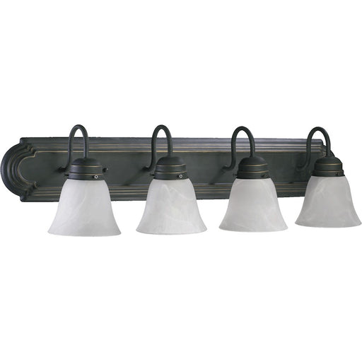 Quorum 4 Light Vanity Light, Old World
