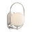 Quorum Belmont 1Lt Wall Mount, Polished Nickel/Satin Opal