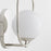 Quorum Belmont 1Lt Wall Mount, Polished Nickel/Satin Opal