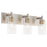 Quorum Fallstaff 3Lt Vanity, Satin Nickel/Clear