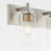 Quorum Fallstaff 3Lt Vanity, Satin Nickel/Clear