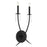 Quorum Majesty 2Lt Wall Mount, Matte Black