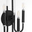 Quorum Summit 3Lt Wall Mount, Textured Black