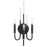 Quorum Summit 3Lt Wall Mount, Textured Black