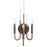 Quorum Summit 3Lt Wall Mount, Dark Brass