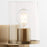 Quorum Bolton 1Lt Wall Mount, Aged Brass/Clear