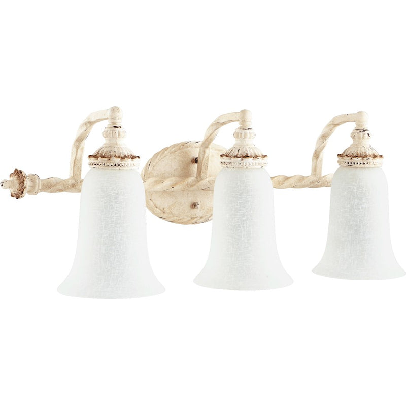Quorum Alameda 3 Light Vanity Light, Persian White