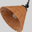 Quorum 1Lt Large Wicker Wall Mount, Matte Black/Espresso
