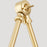 Quorum 1Lt Large Wicker Wall Mount, Aged Brass/Espresso