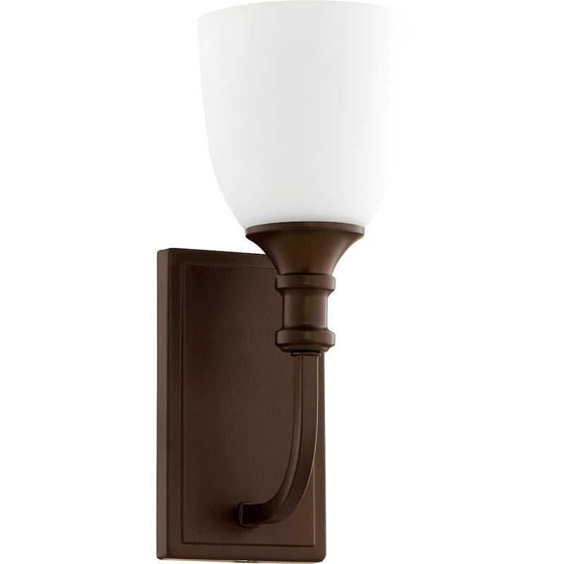 Quorum Richmond 1 Light 5.25' Wall Mount, Oiled Bronze