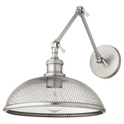 Quorum Omni 1 Light Large Wall Mount, Satin Nickel