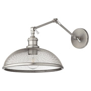 Quorum Omni 1 Light Large Wall Mount, Satin Nickel