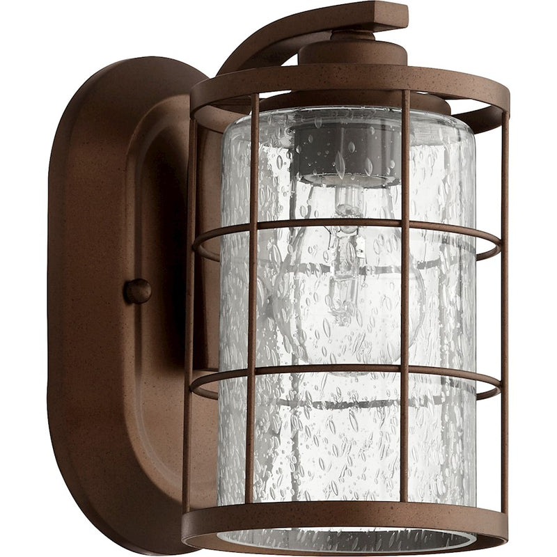 Quorum Ellis 1 Light 5' Wall Mount, Oiled Bronze