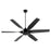 Quorum Kimbo 60" 6 Blade Patio Fan, Matte Black - 55606-59