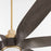 Quorum Kimbo 60" 6 Blade Patio Fan, Aged Brass