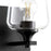 Quorum Veno 1Lt Wall Mount, Matte Black/Clear