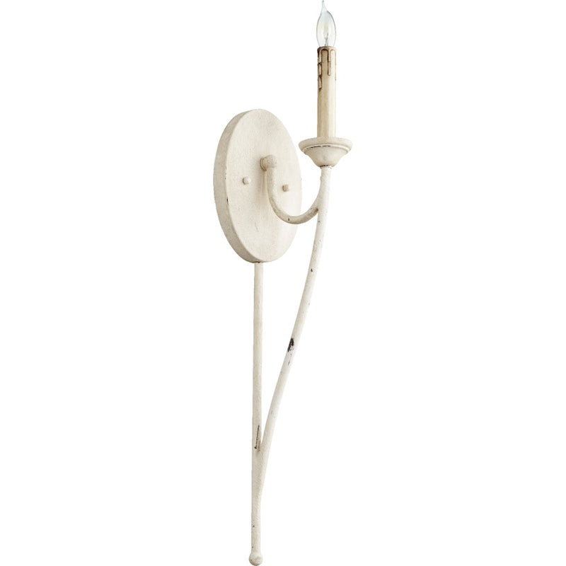 Quorum Brooks 1 Light Wall Mount, Persian White