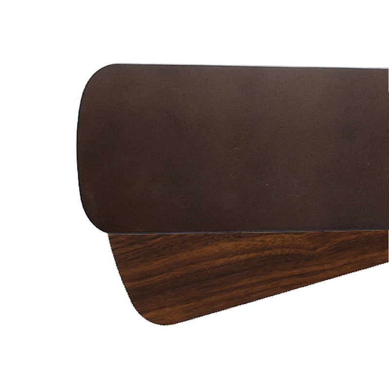 Quorum Type 5-56 Semi Square Fan Blades, Oiled Bronze/Walnut