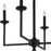 Quorum Eldorado 4Lt Chandelier, Matte Black