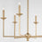 Quorum Eldorado 6Lt Chandelier, Aged Brass