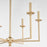 Quorum Eldorado 6Lt Chandelier, Aged Brass