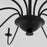 Quorum Maryse 10Lt Chandelier, Matte Black