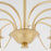 Quorum Maryse 10Lt Chandelier, Aged Brass