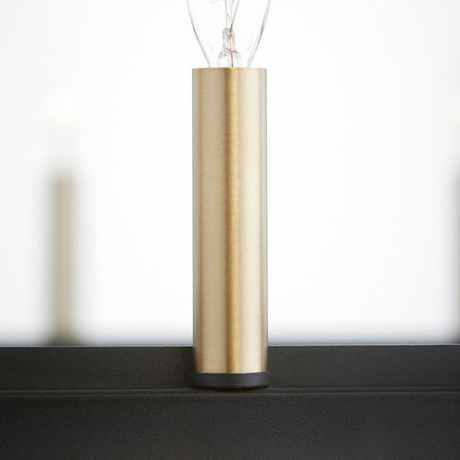 Quorum Aura Chandelier, Noir