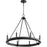 Quorum Aura Chandelier, Noir