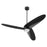 Quorum Brisa 60" 3 Blade Patio Fan, Matte Black